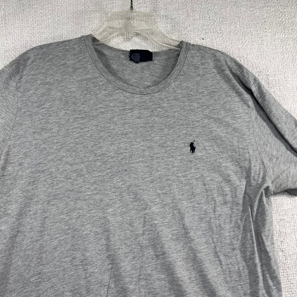 Polo Ralph Lauren Mens T-Shirt Large Gray Short Sleeve Crewneck Pony Logo Cotton - Picture 3 of 8